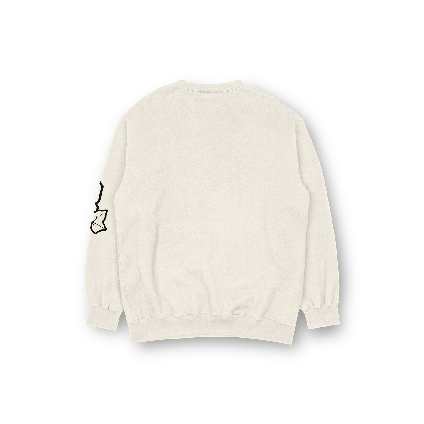 Oversized Terry Crewneck I Cream